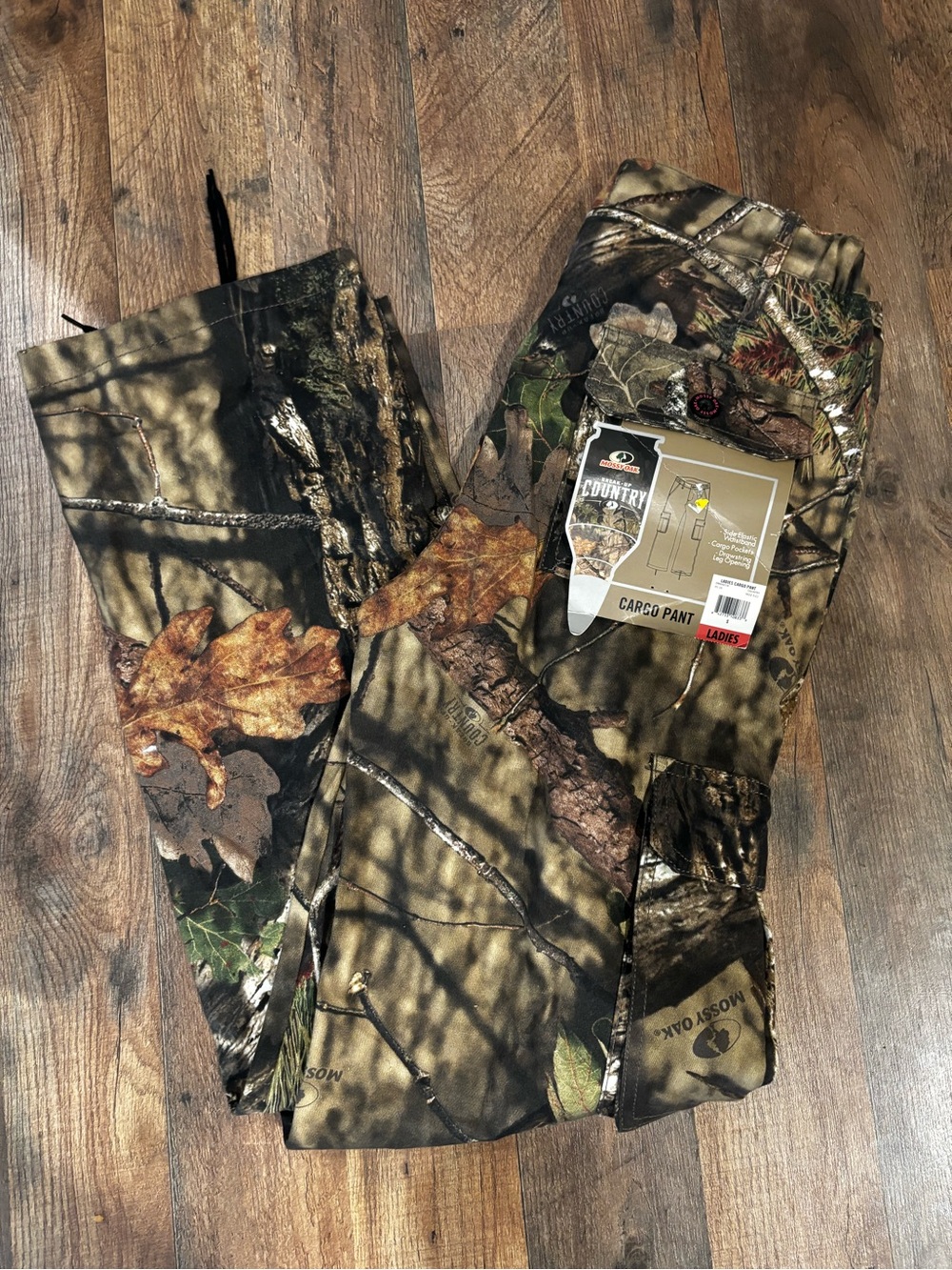 Ladies Mossy Oak Camo Cargo Pants